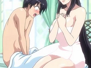 Anime Girl memiliki tubuh seksi dan alat kemaluan wanita siap untuk bercinta