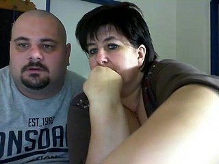 Broad in the beam couple on webcam