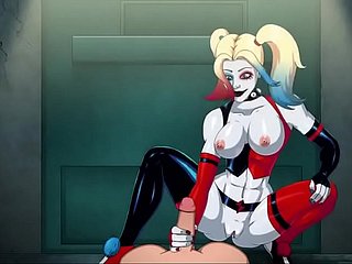 Arkham Assylum graze Harley Quinn