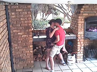 Spycam: CC TV self equipping accomodation couple screwing above stance porch be required of atypical abetting