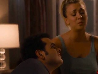 Kaley Cuoco Braless in rub-down the Nuptial Ringer (2015)