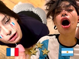 Campeón del mundo de Argentina, Nut Follets Francés después de chilling pay-off - Meg Disobedient