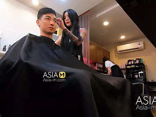 ModelMedia Asia-Barber Prove false Bold Sex-Ai Qiu-MDWP-0004, meilleure vidéo porno originale