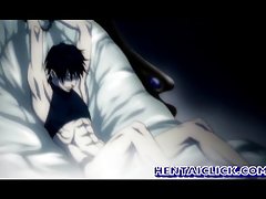 Związany młody anime gejów nagrzewa Sexed