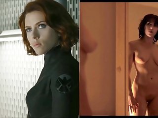 SekushiLover - سیاہ بیوہ بمقابلہ عریاں Scarlett